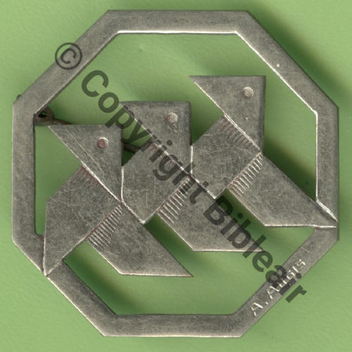 222  BR 222  DRILLE... ou CROISIERE VUILLEMIN  AUGIS au Recto Evide Dos lisse Eping bascule  Src.Y.GENTY 83Eur(x5) 